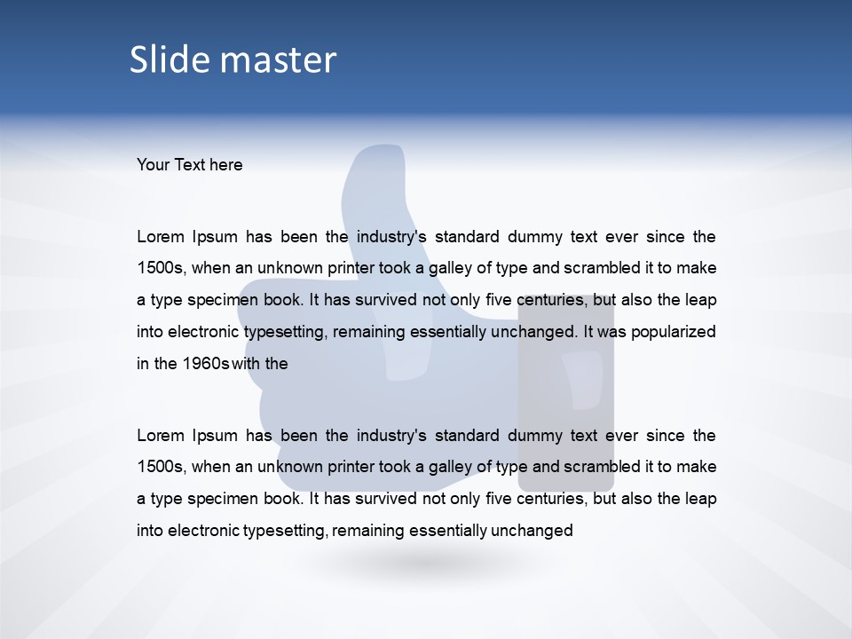 Sunrise White Peaceful PowerPoint Template