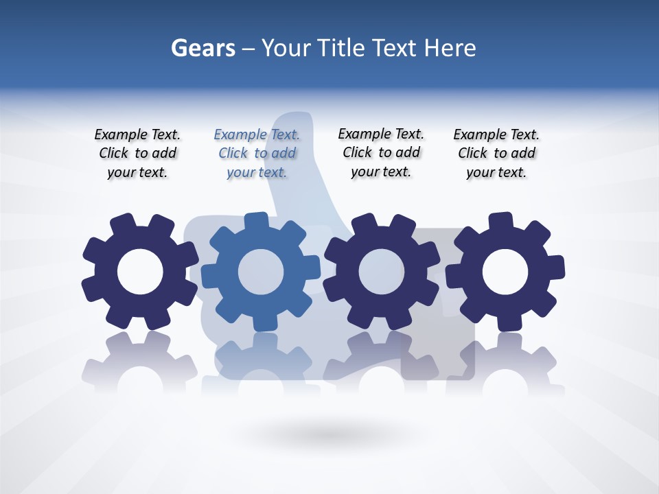 Sunrise White Peaceful PowerPoint Template