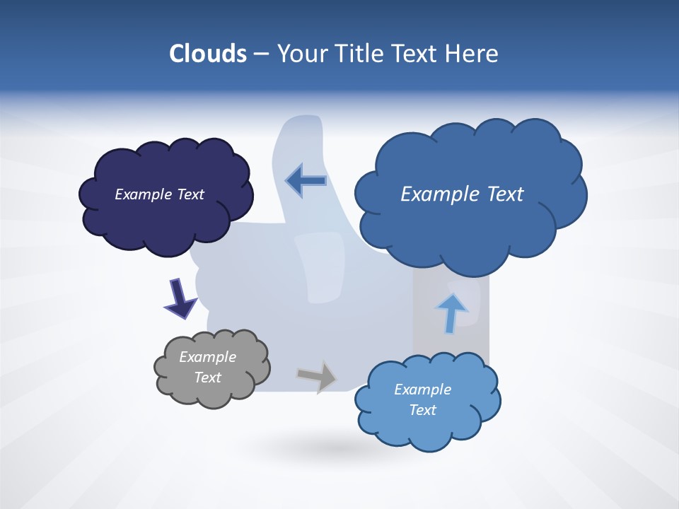 Sunrise White Peaceful PowerPoint Template