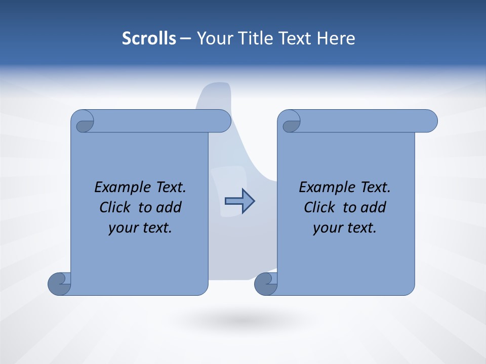 Sunrise White Peaceful PowerPoint Template