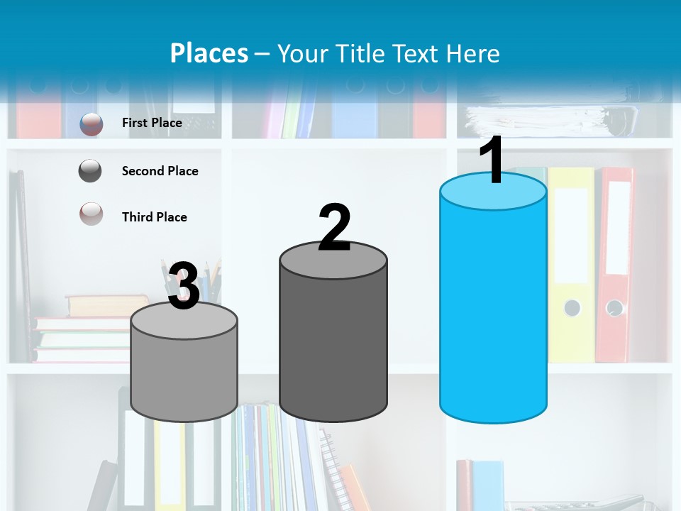 Portrait Peaceful Mother PowerPoint Template