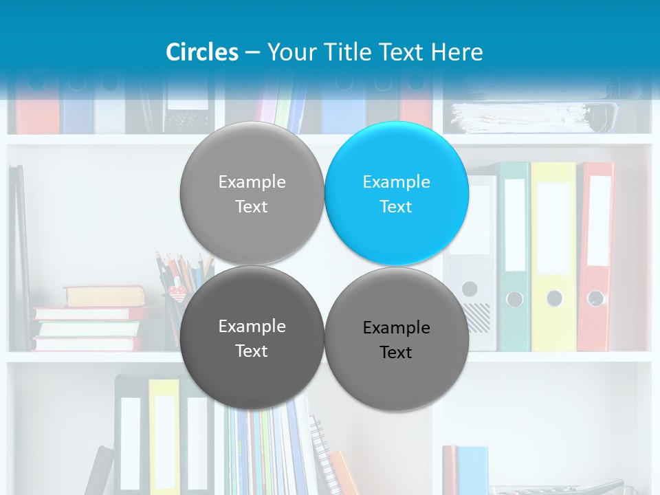 Portrait Peaceful Mother PowerPoint Template