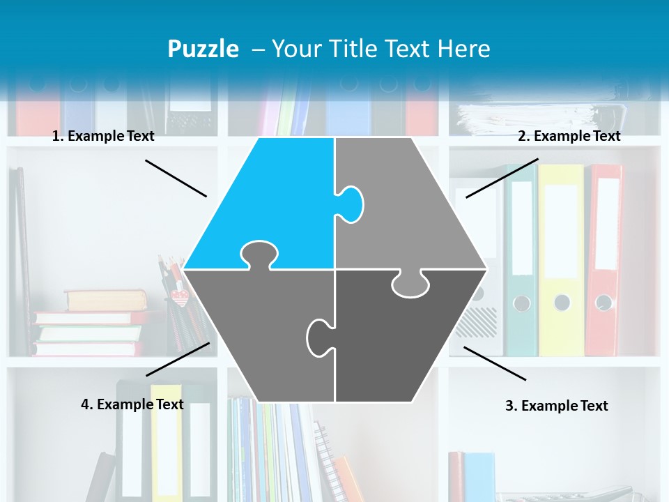 Portrait Peaceful Mother PowerPoint Template