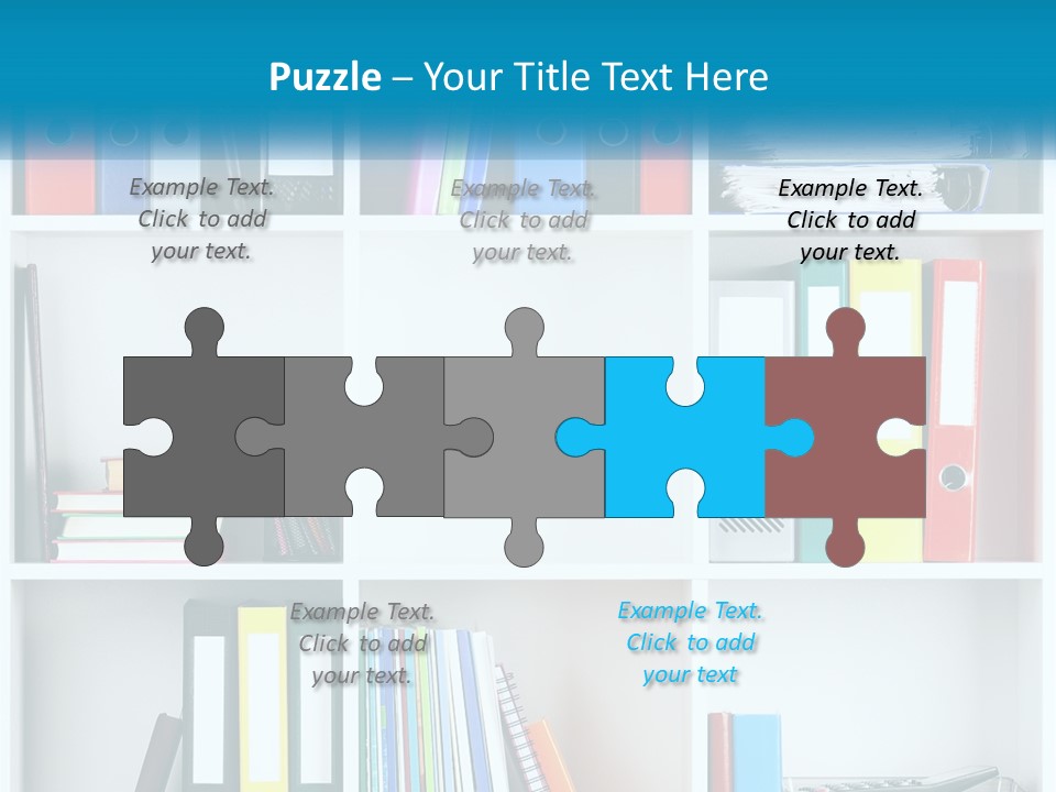 Portrait Peaceful Mother PowerPoint Template