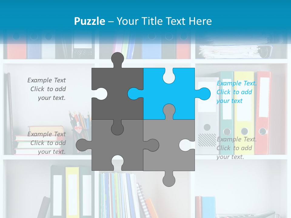 Portrait Peaceful Mother PowerPoint Template