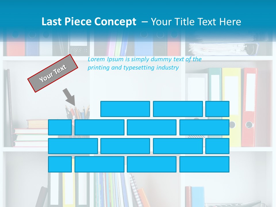 Portrait Peaceful Mother PowerPoint Template