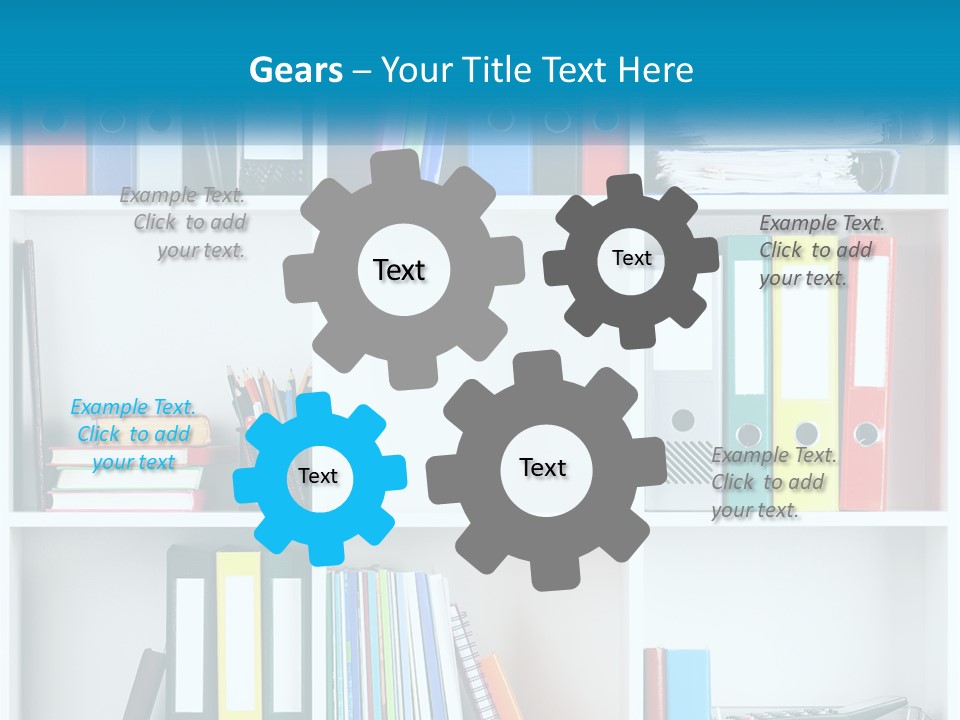 Portrait Peaceful Mother PowerPoint Template