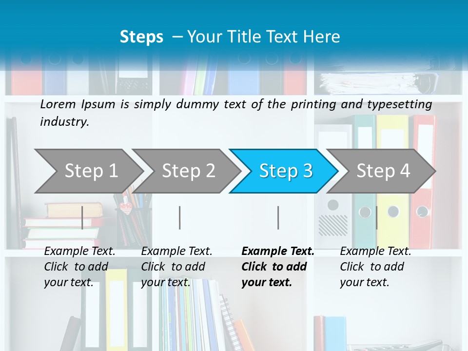 Portrait Peaceful Mother PowerPoint Template