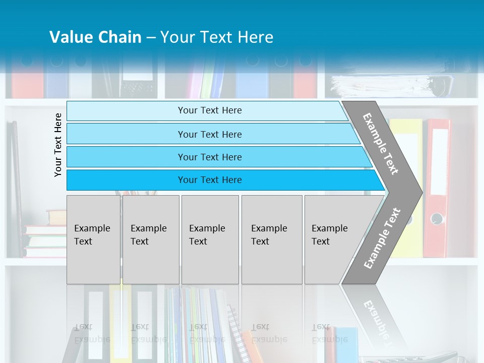 Portrait Peaceful Mother PowerPoint Template