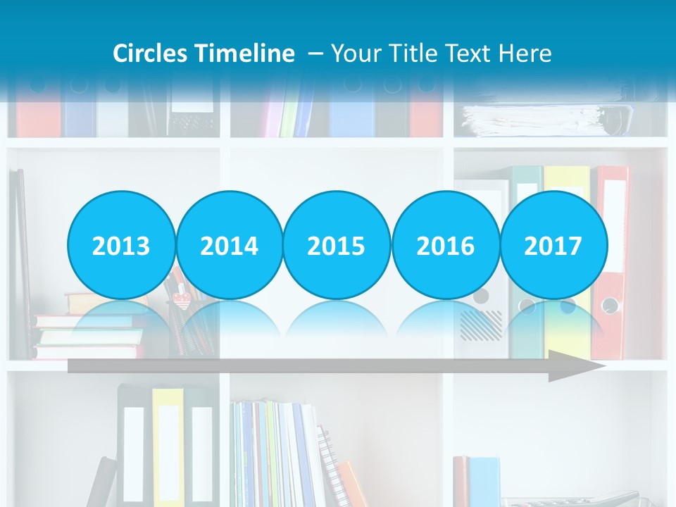 Portrait Peaceful Mother PowerPoint Template