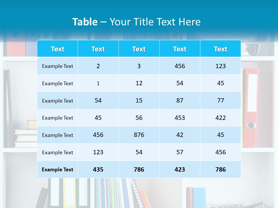 Portrait Peaceful Mother PowerPoint Template