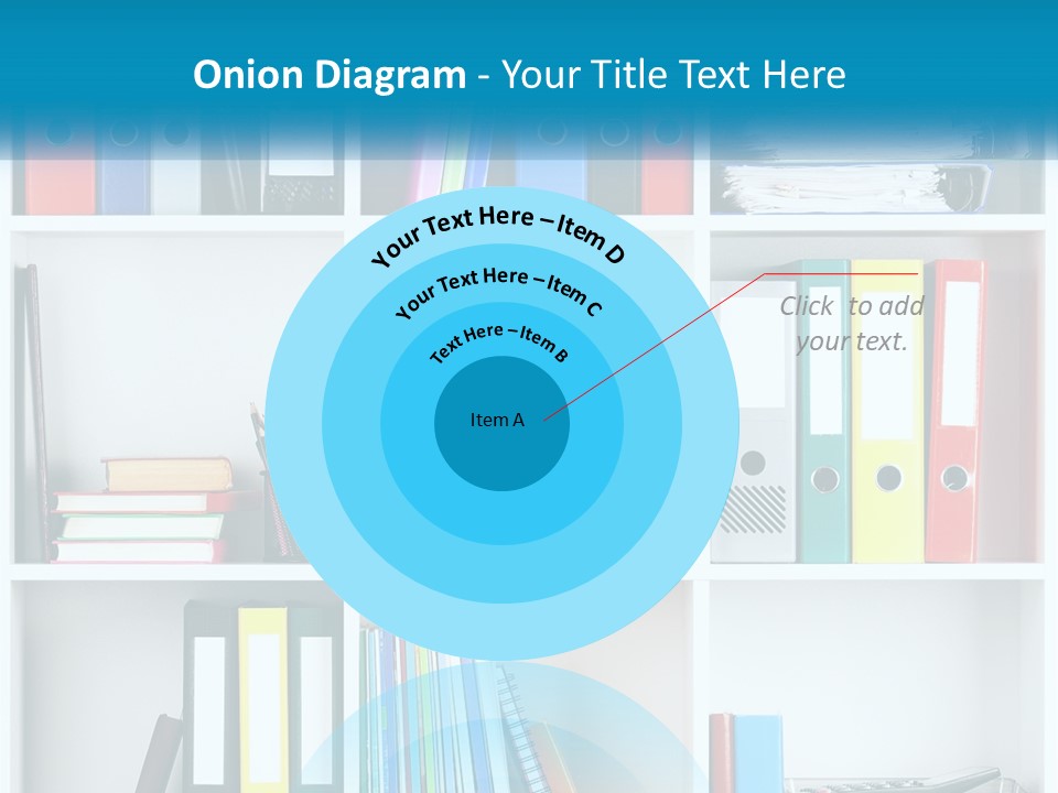 Portrait Peaceful Mother PowerPoint Template