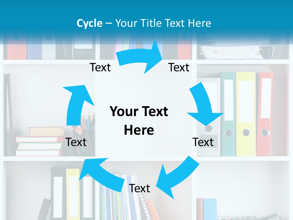 Portrait Peaceful Mother PowerPoint Template