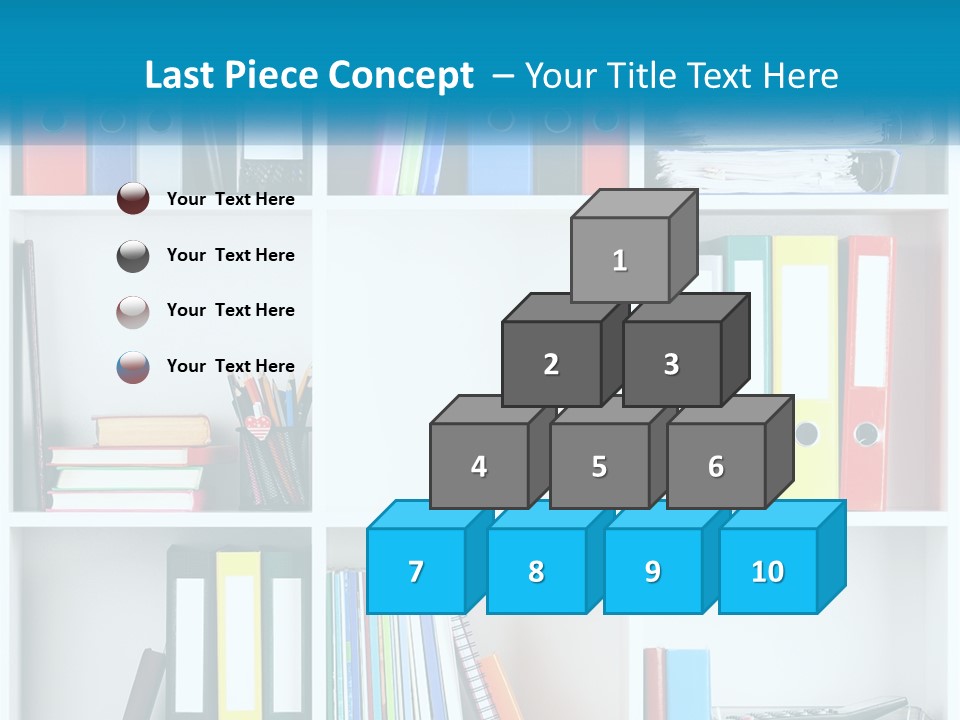 Portrait Peaceful Mother PowerPoint Template