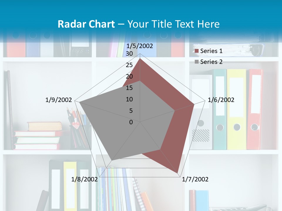 Portrait Peaceful Mother PowerPoint Template