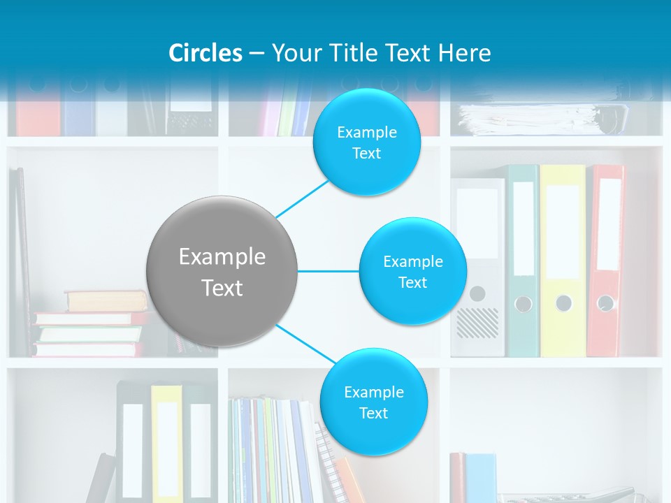 Portrait Peaceful Mother PowerPoint Template
