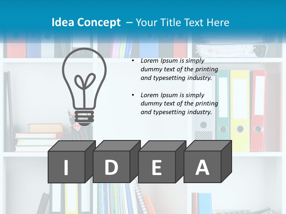 Portrait Peaceful Mother PowerPoint Template