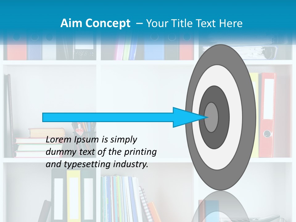 Portrait Peaceful Mother PowerPoint Template