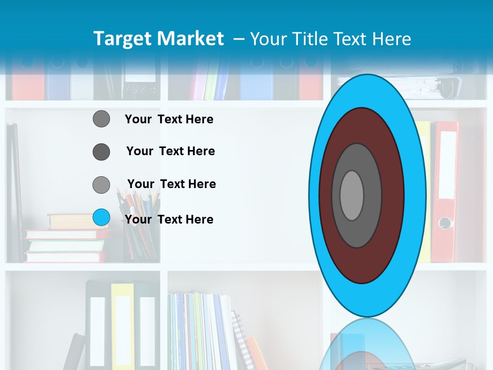 Portrait Peaceful Mother PowerPoint Template