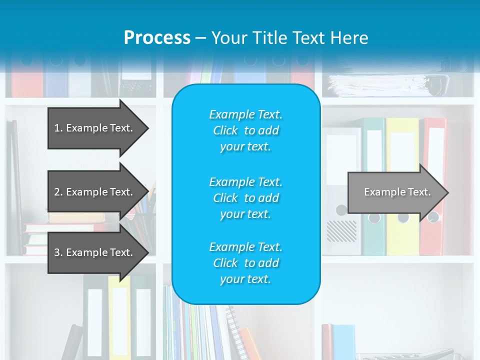 Portrait Peaceful Mother PowerPoint Template