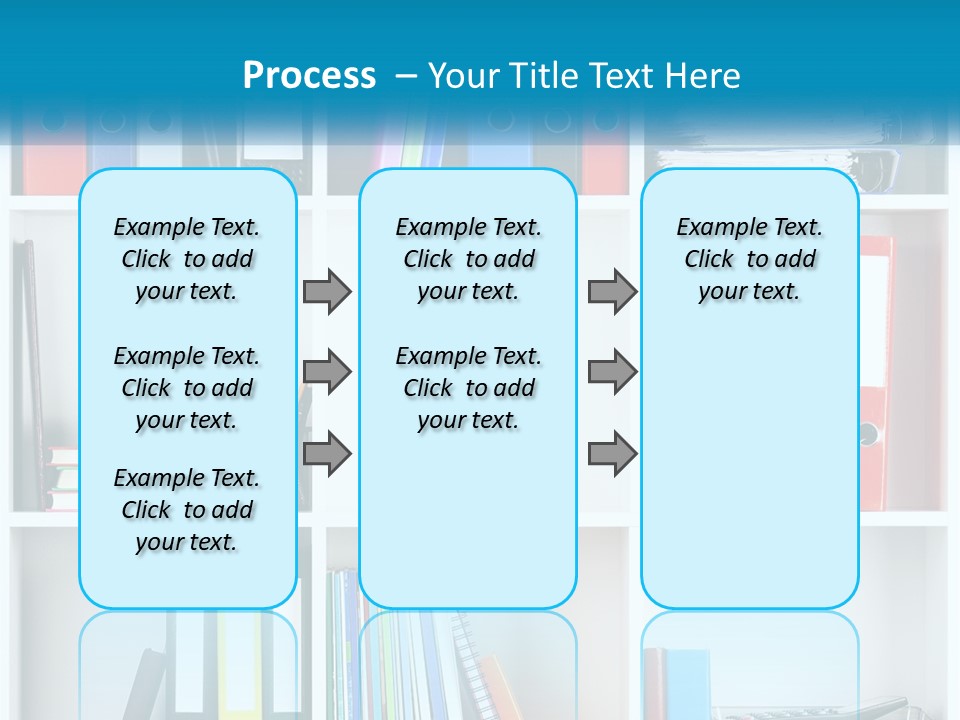 Portrait Peaceful Mother PowerPoint Template
