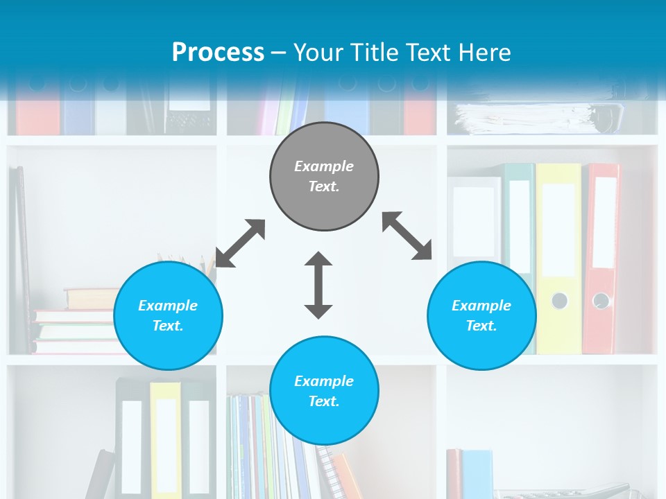 Portrait Peaceful Mother PowerPoint Template