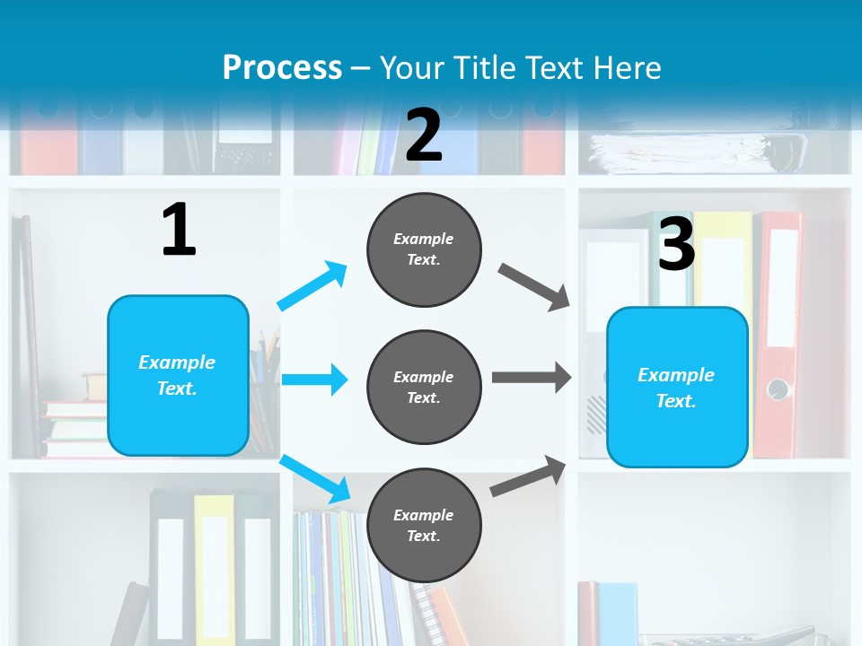 Portrait Peaceful Mother PowerPoint Template