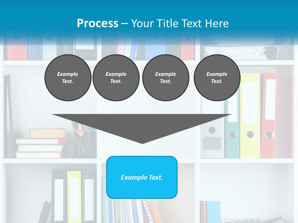 Portrait Peaceful Mother PowerPoint Template