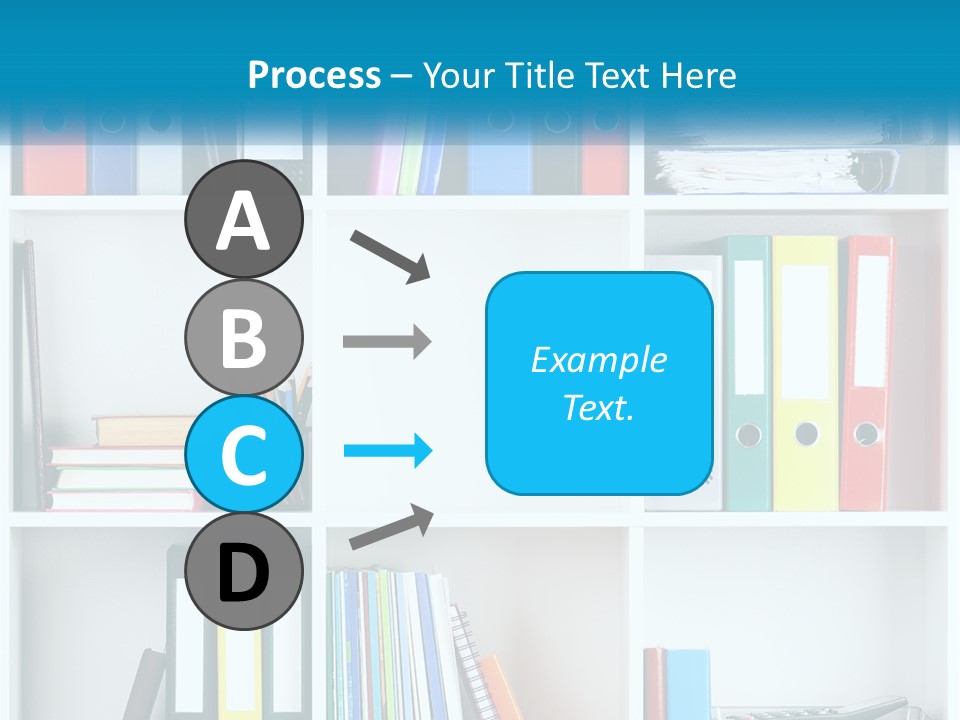 Portrait Peaceful Mother PowerPoint Template