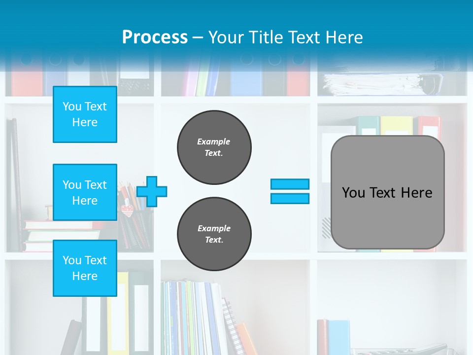 Portrait Peaceful Mother PowerPoint Template