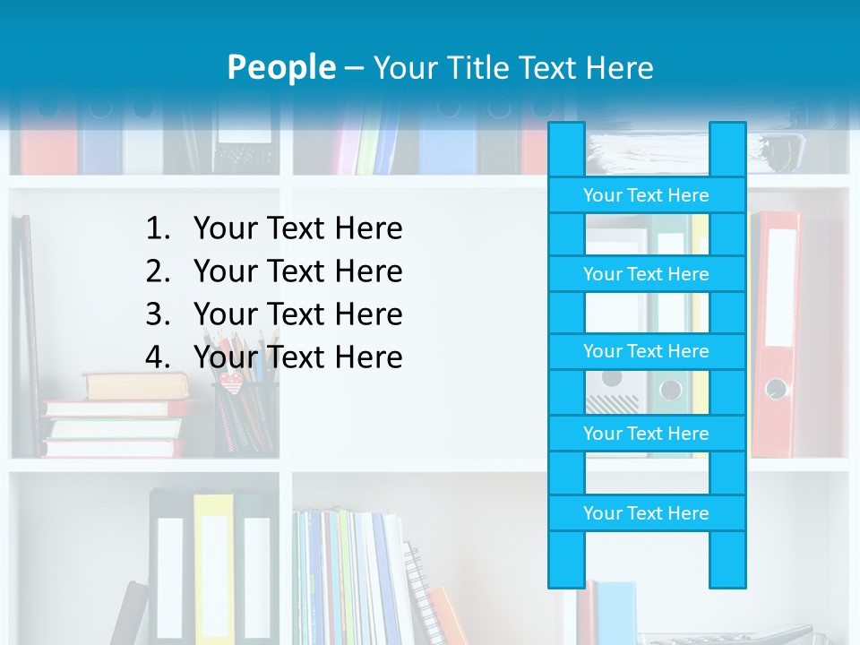 Portrait Peaceful Mother PowerPoint Template