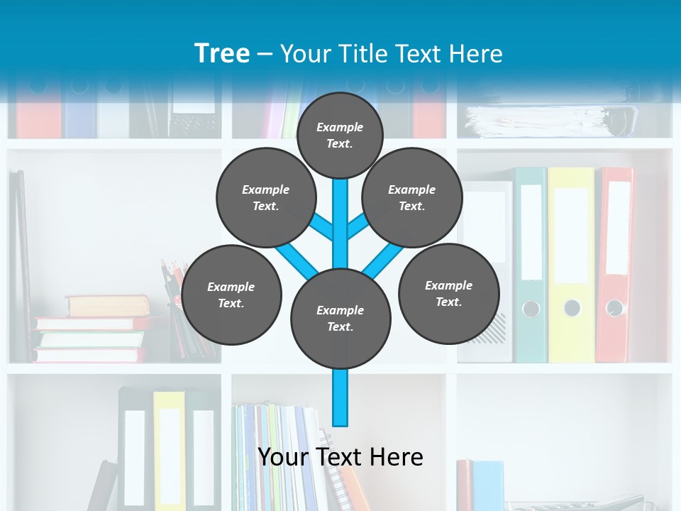 Portrait Peaceful Mother PowerPoint Template