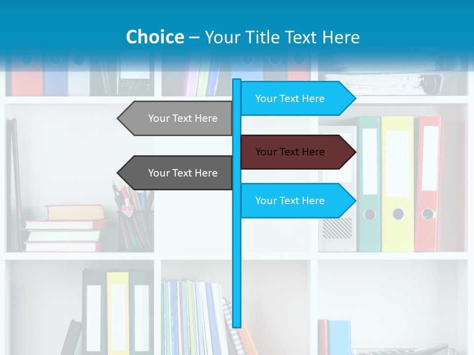 Portrait Peaceful Mother PowerPoint Template
