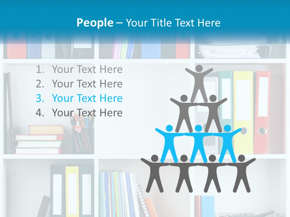 Portrait Peaceful Mother PowerPoint Template