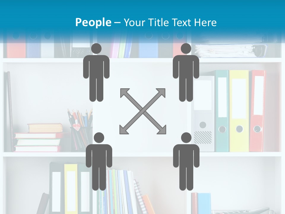 Portrait Peaceful Mother PowerPoint Template