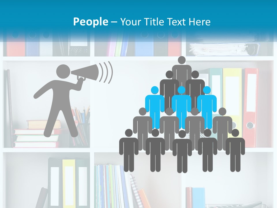 Portrait Peaceful Mother PowerPoint Template