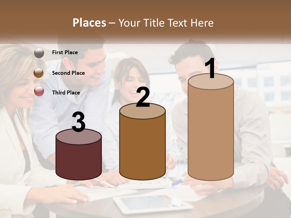 Single Caucasian Retired PowerPoint Template