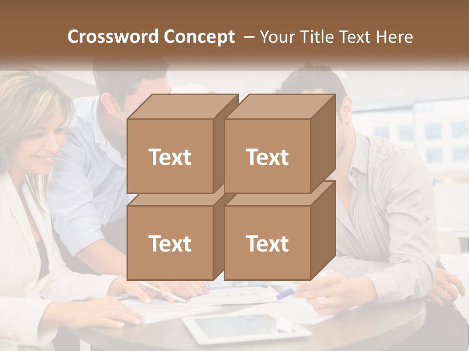 Single Caucasian Retired PowerPoint Template