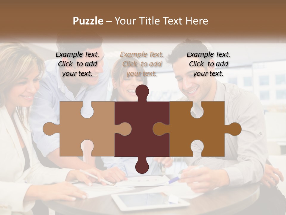 Single Caucasian Retired PowerPoint Template