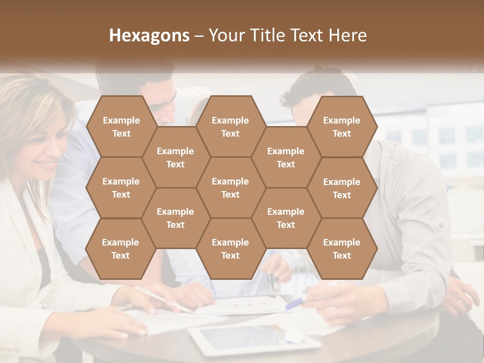 Single Caucasian Retired PowerPoint Template