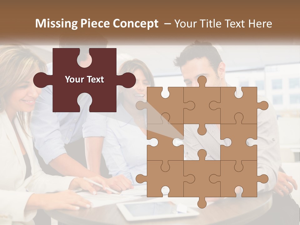 Single Caucasian Retired PowerPoint Template