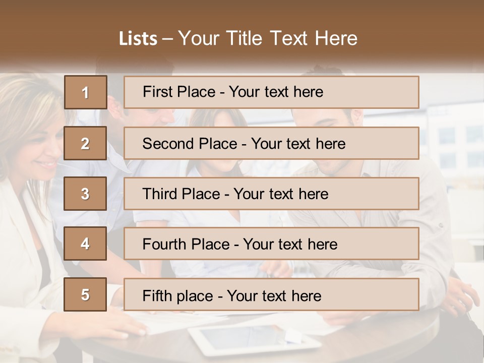 Single Caucasian Retired PowerPoint Template