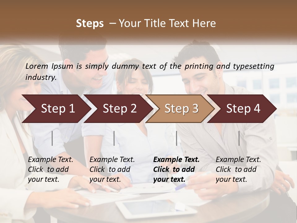 Single Caucasian Retired PowerPoint Template