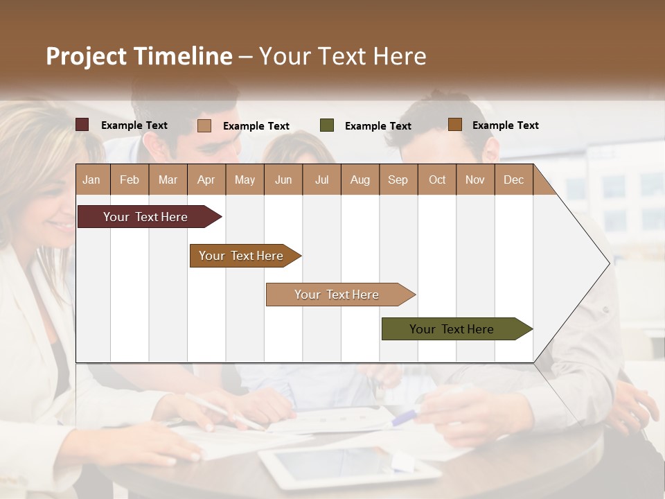 Single Caucasian Retired PowerPoint Template