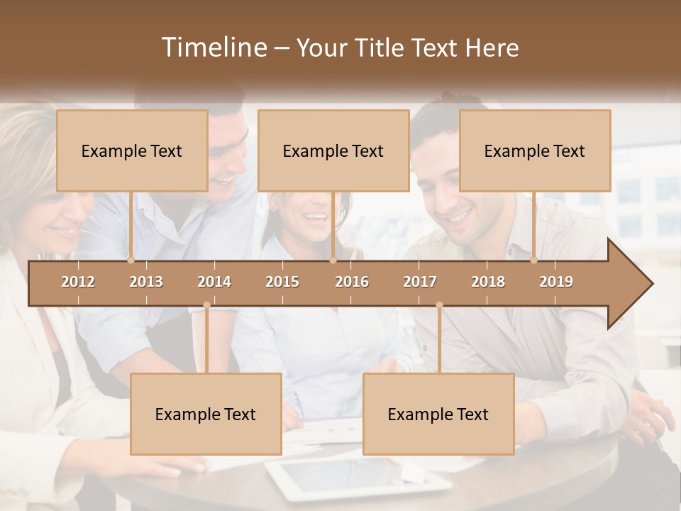 Single Caucasian Retired PowerPoint Template