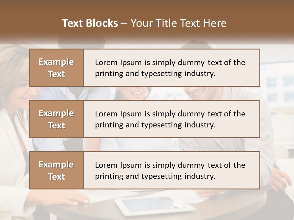 Single Caucasian Retired PowerPoint Template