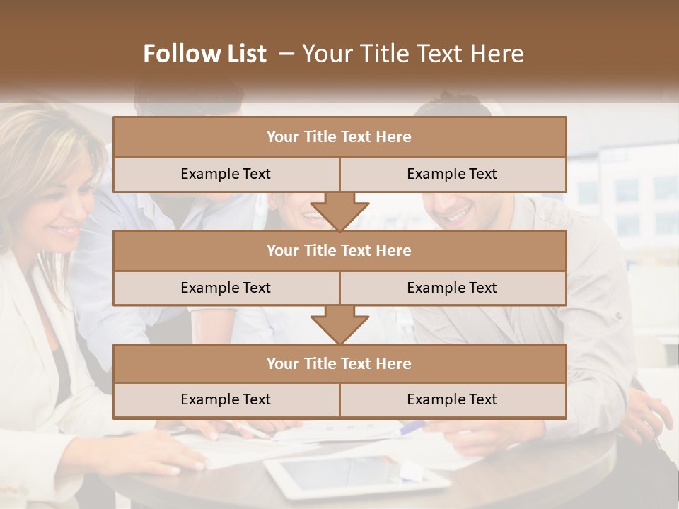 Single Caucasian Retired PowerPoint Template