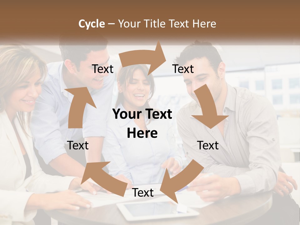 Single Caucasian Retired PowerPoint Template