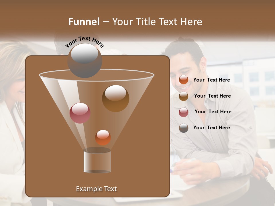 Single Caucasian Retired PowerPoint Template