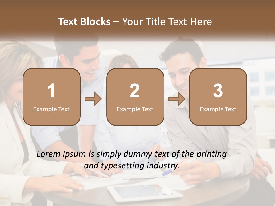 Single Caucasian Retired PowerPoint Template